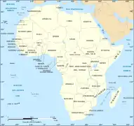 División política de África