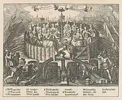 Alegoría de la Pacificación de Gante, 1576.
