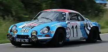 Alpine A110 1800 Grupo 4 de 1973.