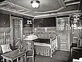 Suite B-57 de primera clase del Titanic. Aderezada al gusto del diseño neerlandés moderno.