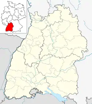 Karlsruhe ubicada en Baden-Wurtemberg