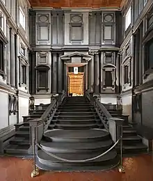 Escalera de la Biblioteca Laurenciana