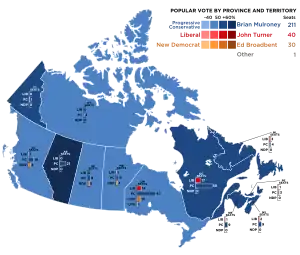 Elecciones federales de Canadá de 1984