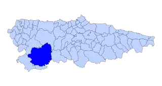 Extensión del concejo en el Principado de Asturias.