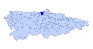 Extensión del concejo en Asturias.