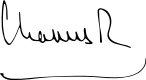 Firma de Carlos III del Reino Unido