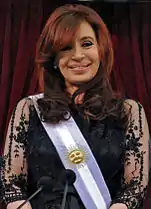 Cristina Fernández de Kirchner(2007-2015)19 de febrero de 1953 (70&nbsp;años)