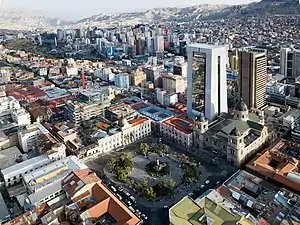 Vista del Casco Urbano Central, Macrodistrito Centro