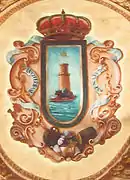 Escudo, siglo&nbsp;XVIII.
