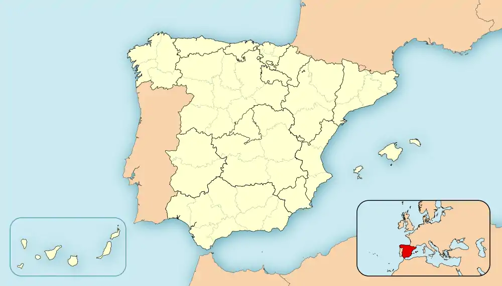 Melilla ubicada en España