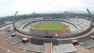 Estadio olímpico universitario, sede de los Juegos Olímpicos de verano de 1968. Es el segundo estadio más grande de México.