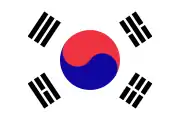 Bandera de Corea del Sur