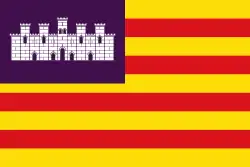 Bandera de las Islas Baleares