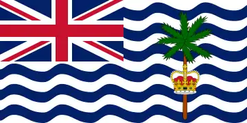 Bandera de Territorio Británico del Océano Índico