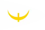 Bandera del kanado de Kayihan, representando la Kayi tamga, de gran antigüedad - 1326