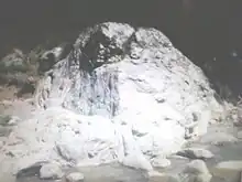 Roca sagrada que ha sido origen de varios  mitos, en Nebrodi.