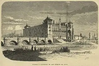 Estampa de san Marcos en el siglo&nbsp;XIX