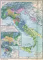 Italia en 1494 (en inglés)