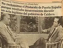 Entrevista de Alfredo Peña al parlamentario Jaime Lusinchi.