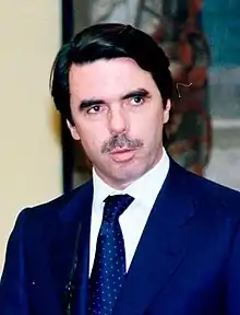 José María Aznar4.º (1996-2004)25 de febrero de 1953 (70&nbsp;años)