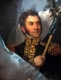 José de San Martín, desde Argentina ejerció un papel de similar importancia.