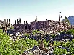Ruinas Pucará de Tilcara en Jujuy.