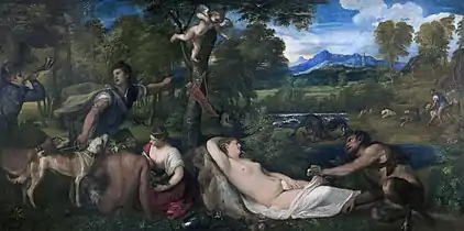 Venus del PardoÓleo sobre lienzo, 196 x 385 cm, Museo del Louvre, París.