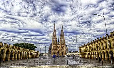 La basílica de Nuestra Señora de Luján, de estilo neogótico