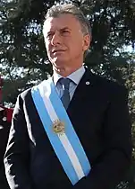 Mauricio Macri(2015-2019)8 de febrero de 1959 (64&nbsp;años)