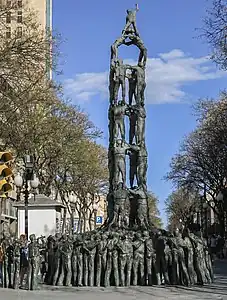 Monumento a  los castellers (Tarragona)