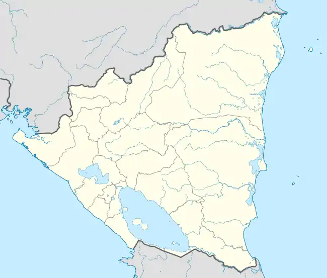 Granada ubicada en Nicaragua