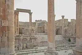 North Theatre detrás de North Decumanus