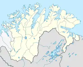 Kirkenes ubicada en Finnmark