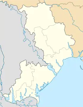 Odesa ubicada en Óblast de Odesa