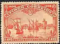 Sello de correos de la colonia portuguesa de Timor.1898