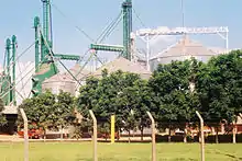 Industria agrícola de soja en Paraguay.