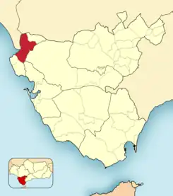 Término municipal de Sanlúcar de Barrameda.