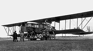 El avión Russki Vítyz diseñado por I.Sikorski.