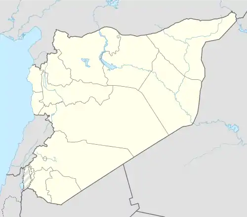 Jabab ubicada en Siria