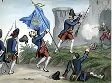 Granaderos venecianos 1717.