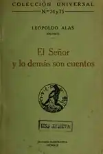 El Señor y lo demás son cuentos (1919), por Leopoldo Alas   