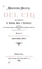 Romancero selecto del Cid (1884), por Anónimo , edición ilustrada por Werner, Foix, Gómez Soler y Xumetra y grabados de Käseberg y Gómez Polo  